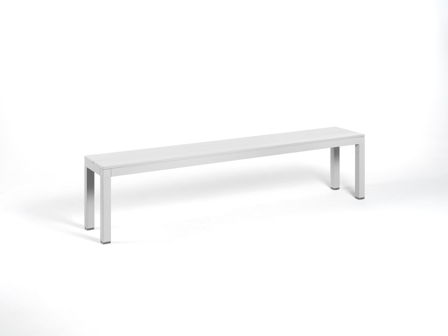 Rio Bench Alu Ext – white