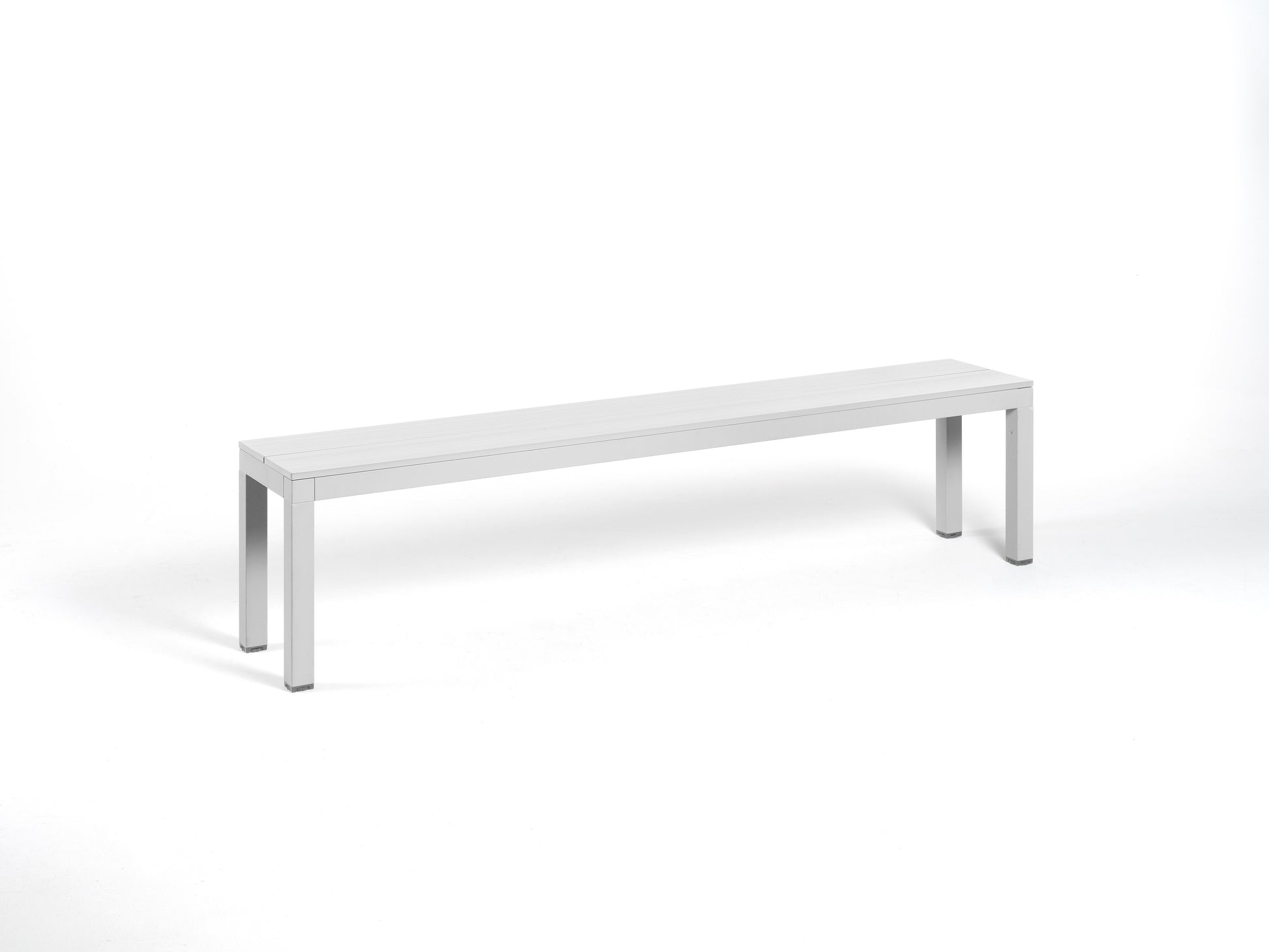 Rio Bench Alu Ext – white